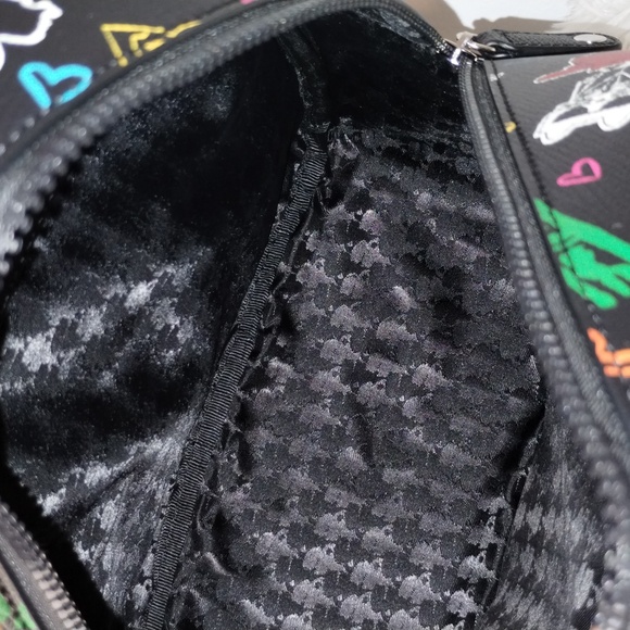 Karl Lagerfeld Black Neon Nights Backpack - Picture 9 of 9